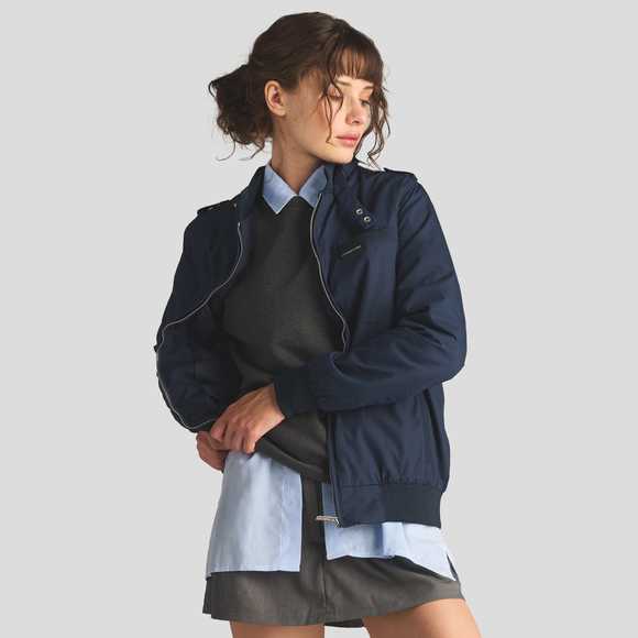 Women's Classic Iconic Racer Jacket (Slim Fit) - Picture 1 of 6
